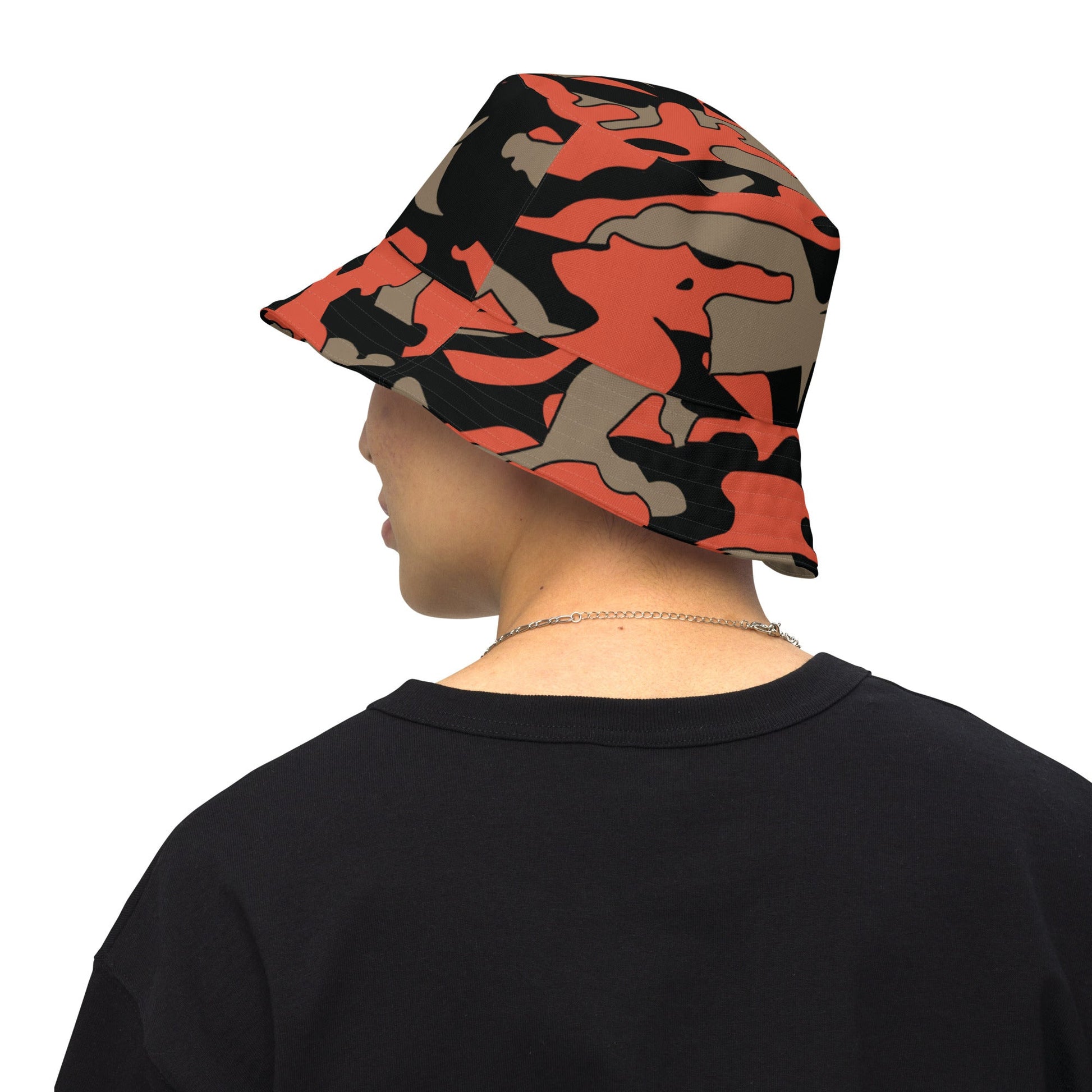 Malaysian BOMBA Firefighter CAMO Reversible bucket hat - Bucket Hats