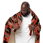 Firefighter Ember Rescue CAMO Sherpa Blanket
