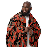 Firefighter Ember Rescue CAMO Sherpa Blanket
