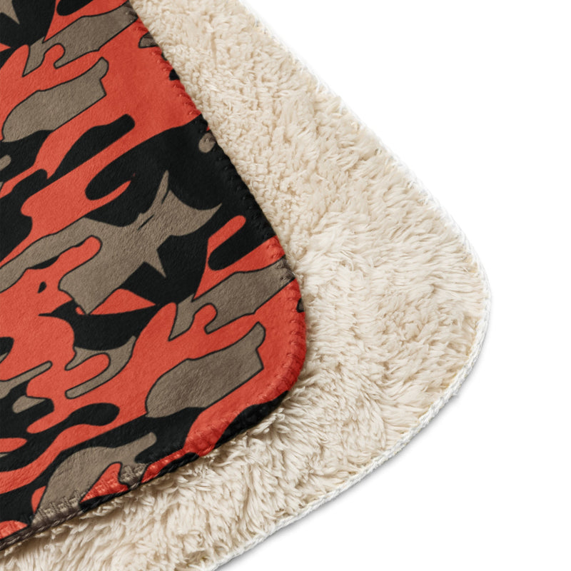 Firefighter Ember Rescue CAMO Sherpa Blanket
