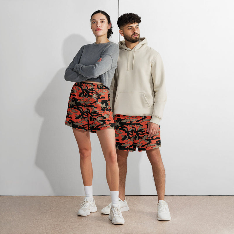Firefighter Ember Rescue CAMO Unisex Athletic Long Shorts