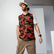 Firefighter Ember Rescue CAMO Unisex Basketball Jersey - 2XS