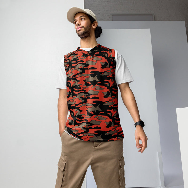 Firefighter Ember Rescue CAMO Unisex Basketball Jersey - 2XS