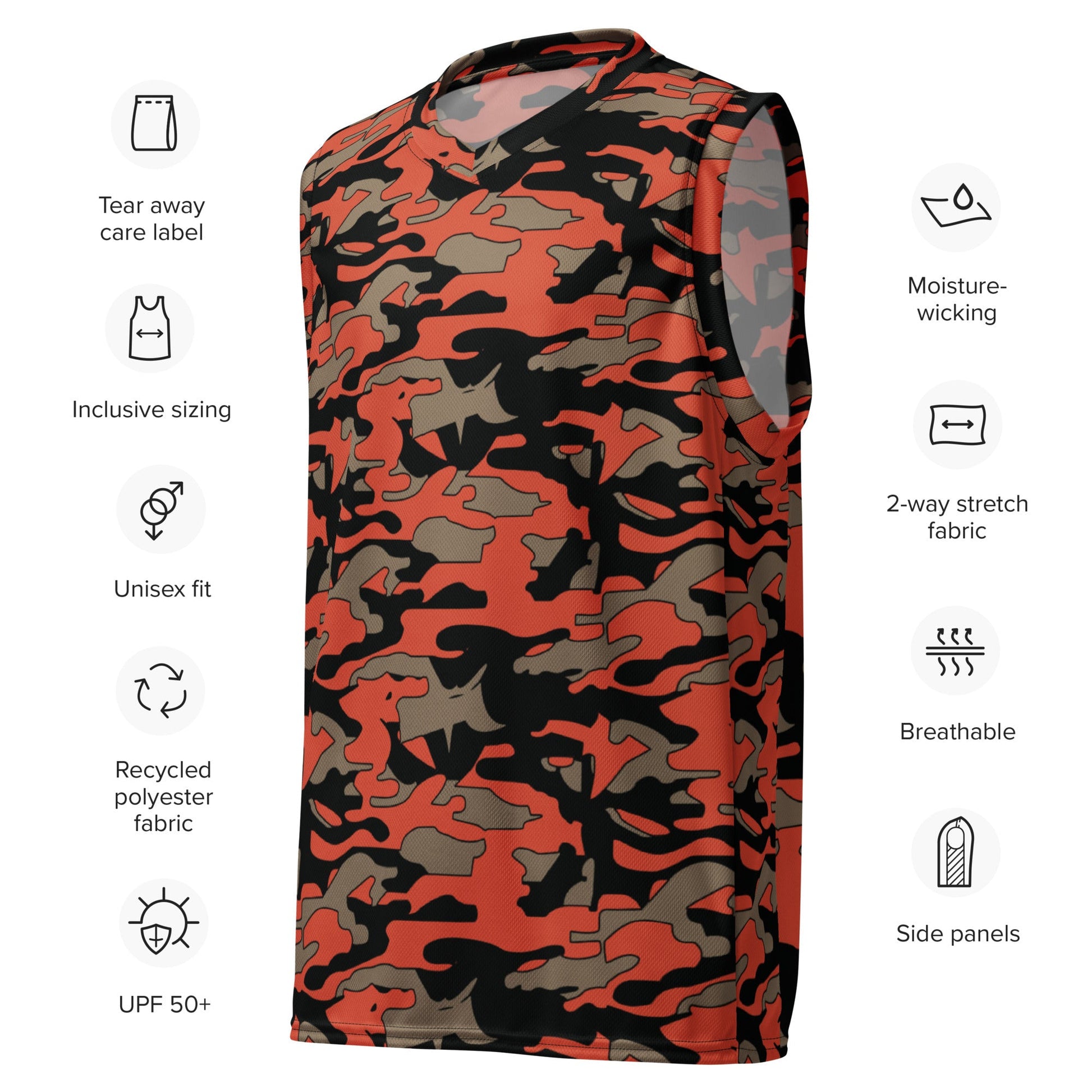 Malaysian BOMBA Firefighter CAMO unisex basketball jersey - Basketball Jerseys