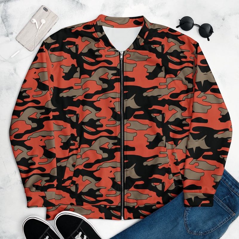 Firefighter Ember Rescue CAMO Unisex Bomber Jacket