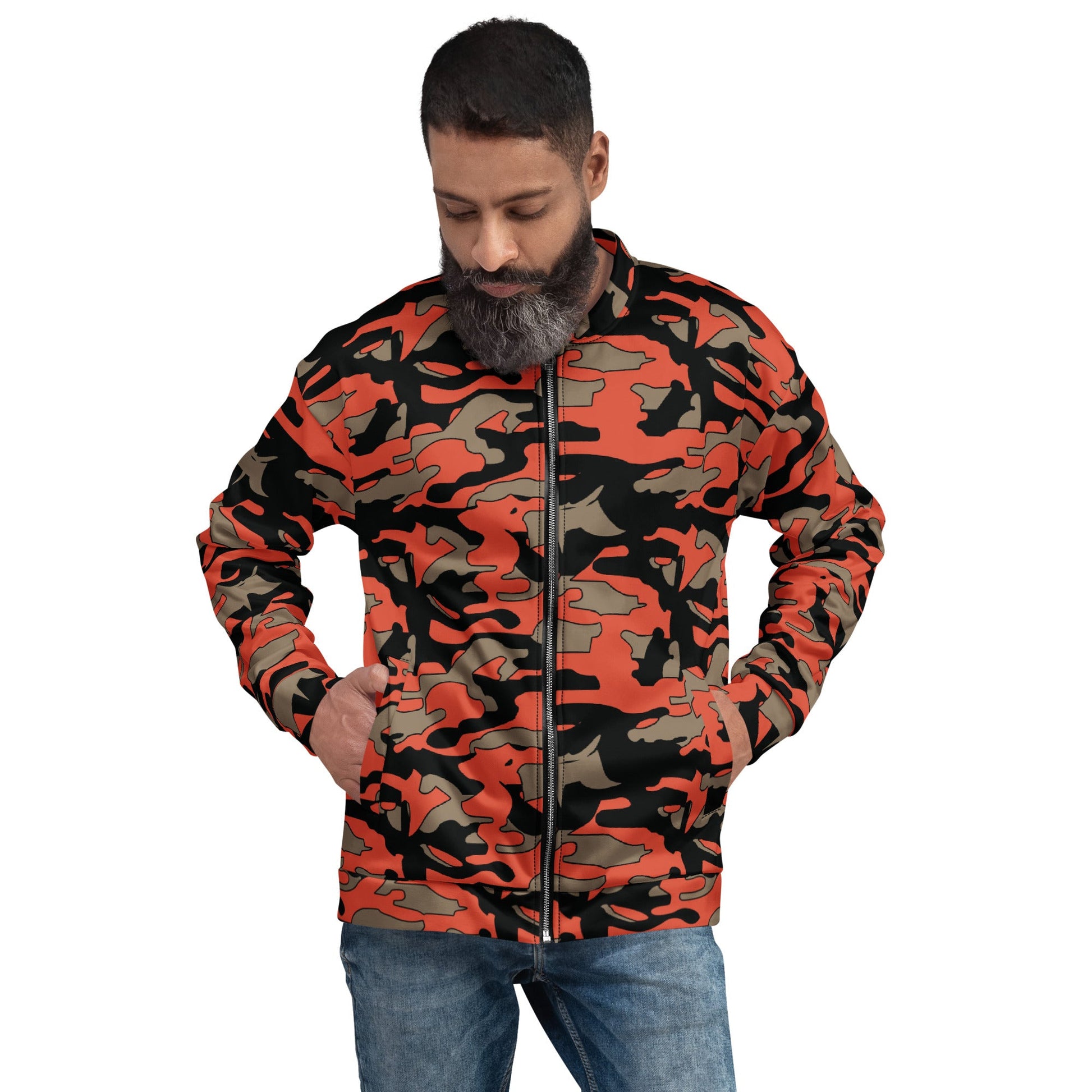 Malaysian BOMBA Firefighter CAMO Unisex Bomber Jacket - XS - Jackets