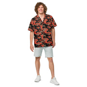 Firefighter Ember Rescue CAMO Unisex Short-Sleeve Button Shirt - Button-Up