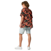 Firefighter Ember Rescue CAMO Unisex Short-Sleeve Button Shirt - Button-Up