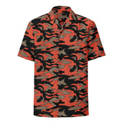 Firefighter Ember Rescue CAMO Unisex Short-Sleeve Button Shirt - Button-Up