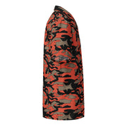 Firefighter Ember Rescue CAMO Unisex Short-Sleeve Button Shirt - Button-Up