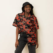 Firefighter Ember Rescue CAMO Unisex Short-Sleeve Button Shirt - Button-Up