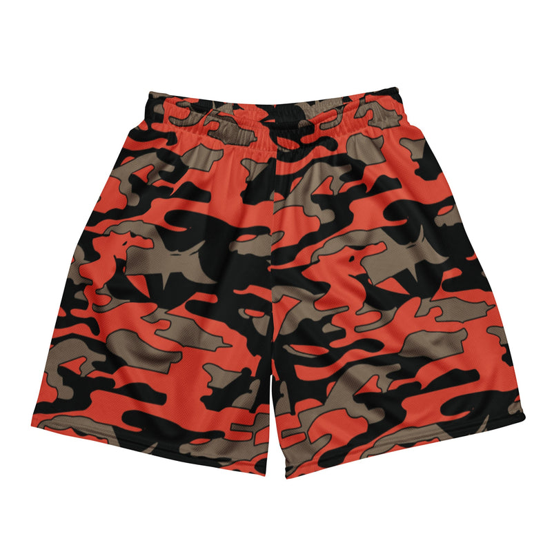 Firefighter Ember Rescue CAMO Unisex Mesh Shorts - 2XS