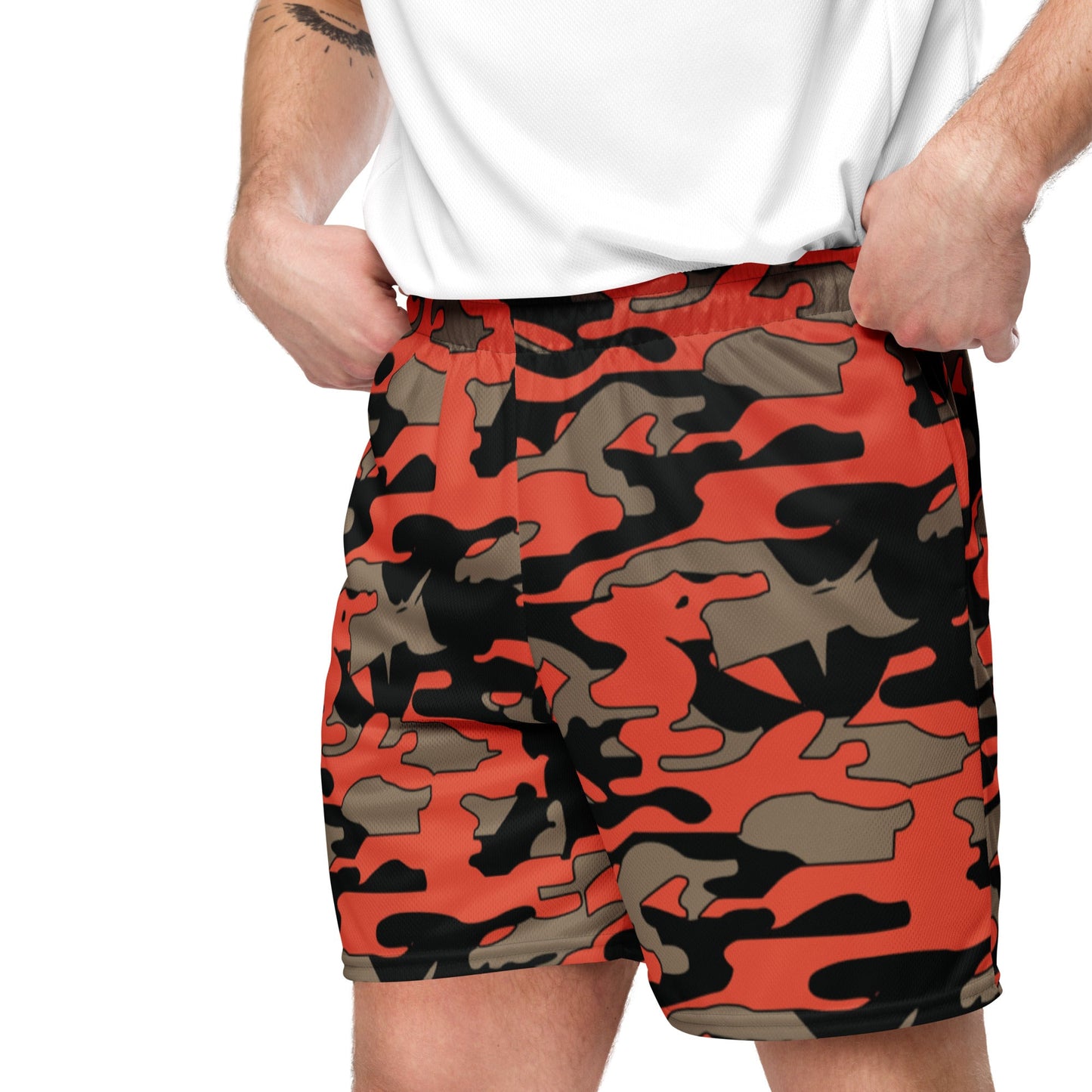 Malaysian BOMBA Firefighter CAMO Unisex mesh shorts - Mesh Shorts
