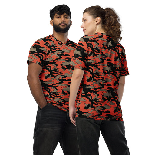 Firefighter Ember Rescue CAMO Unisex Sports Jersey - 2XS