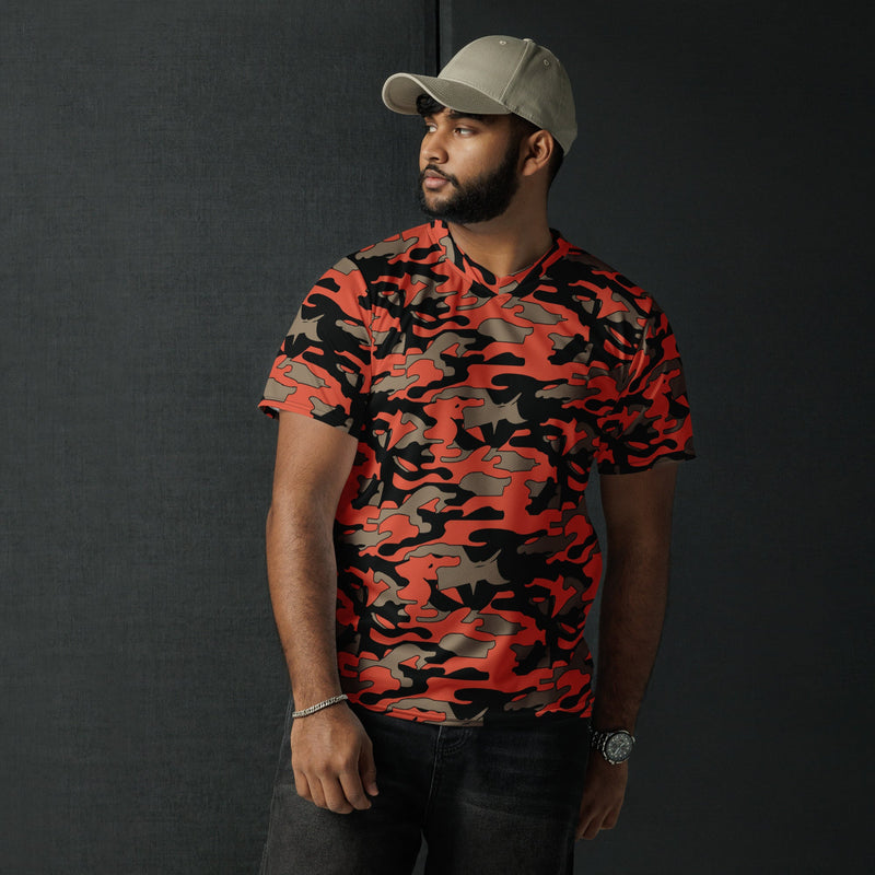 Firefighter Ember Rescue CAMO Unisex Sports Jersey