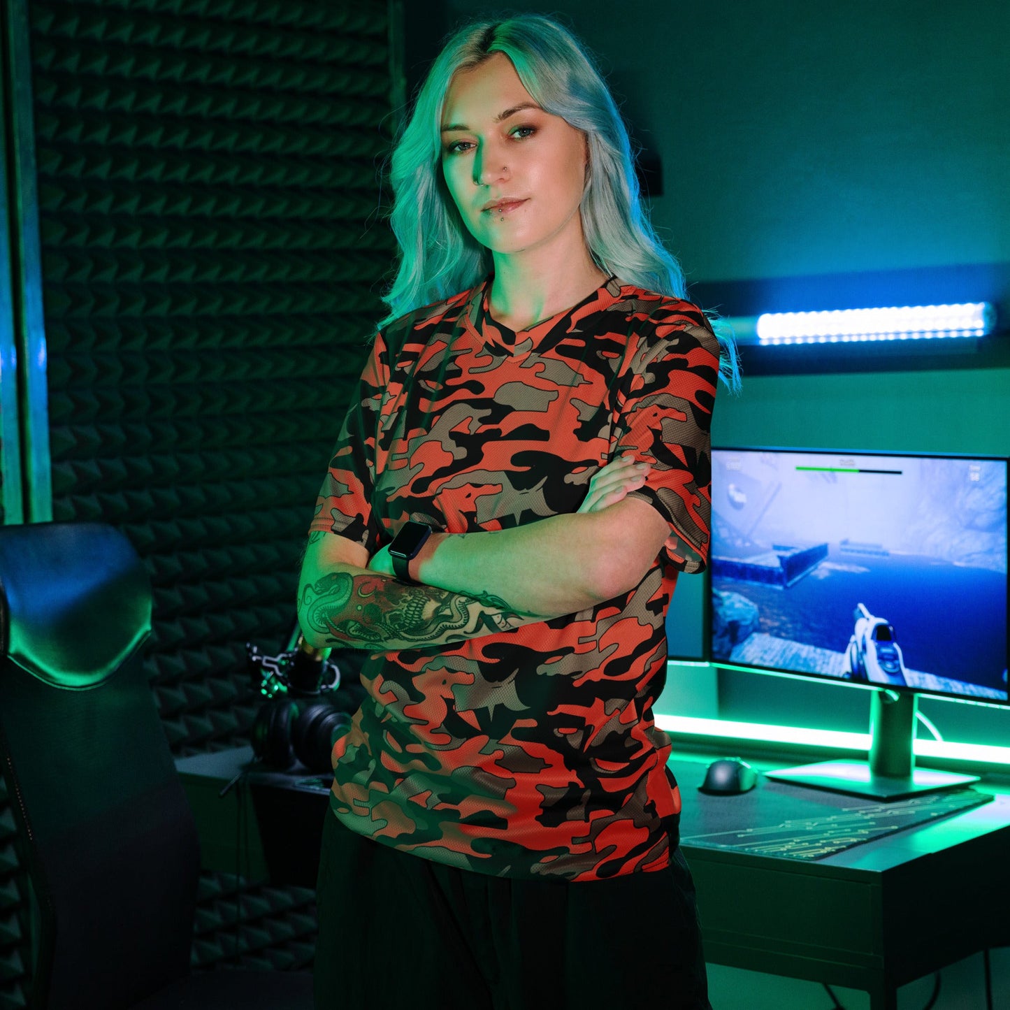 Malaysian BOMBA Firefighter CAMO unisex sports jersey - Sports Jerseys