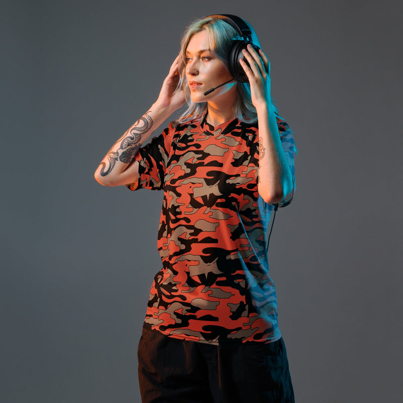 Firefighter Ember Rescue CAMO Unisex Sports Jersey