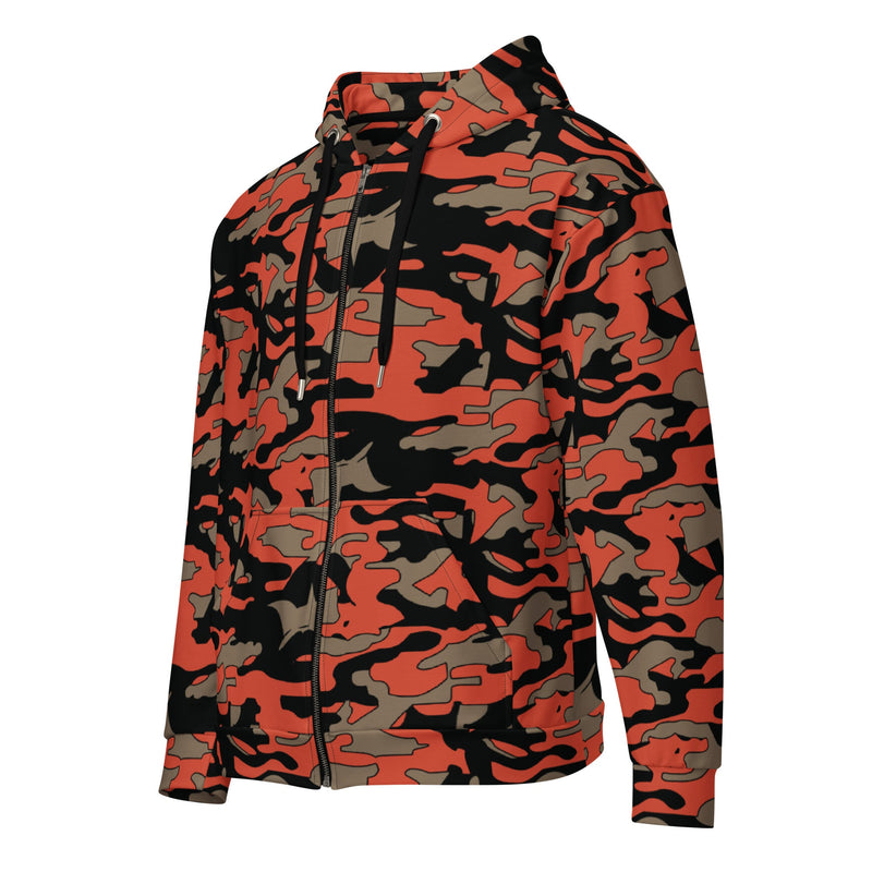 Firefighter Ember Rescue CAMO Unisex Zip Hoodie