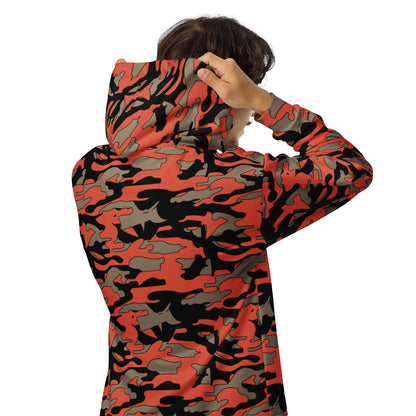 Malaysian BOMBA Firefighter CAMO Unisex zip hoodie - Zip Hoodies