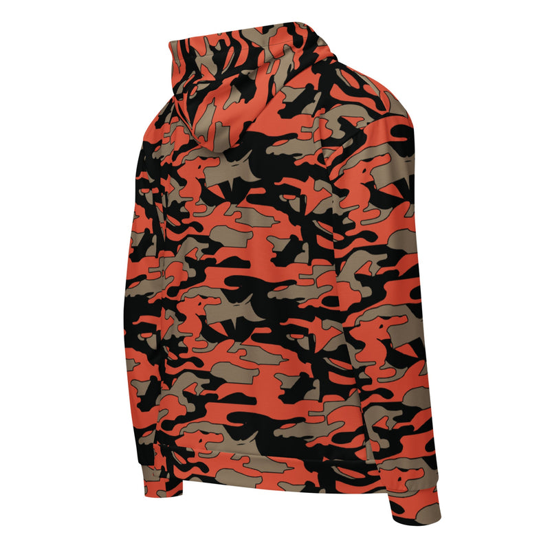 Firefighter Ember Rescue CAMO Unisex Zip Hoodie