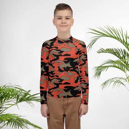 Malaysian BOMBA Firefighter CAMO Youth Rash Guard