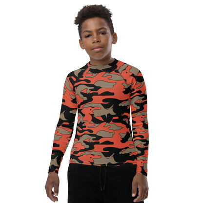 Malaysian BOMBA Firefighter CAMO Youth Rash Guard
