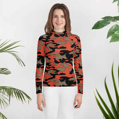 Malaysian BOMBA Firefighter CAMO Youth Rash Guard