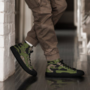 Firefighter Subdued Rescue CAMO Mens High-Top Canvas Shoes - 5