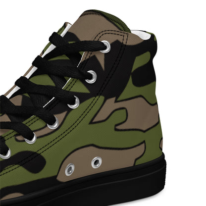 Malaysian BOMBA Subdued CAMO Mens high top canvas shoes - High Top Canvas Shoes