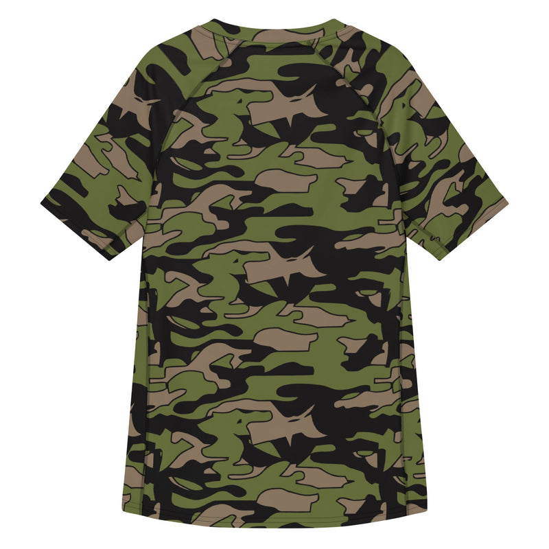 Firefighter Subdued Rescue CAMO Mens Short-Sleeve Rash Guard