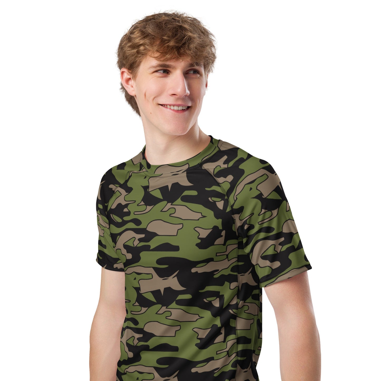 Malaysian BOMBA Subdued CAMO Mens Short-Sleeve Rash Guard - Short-sleeve Guards