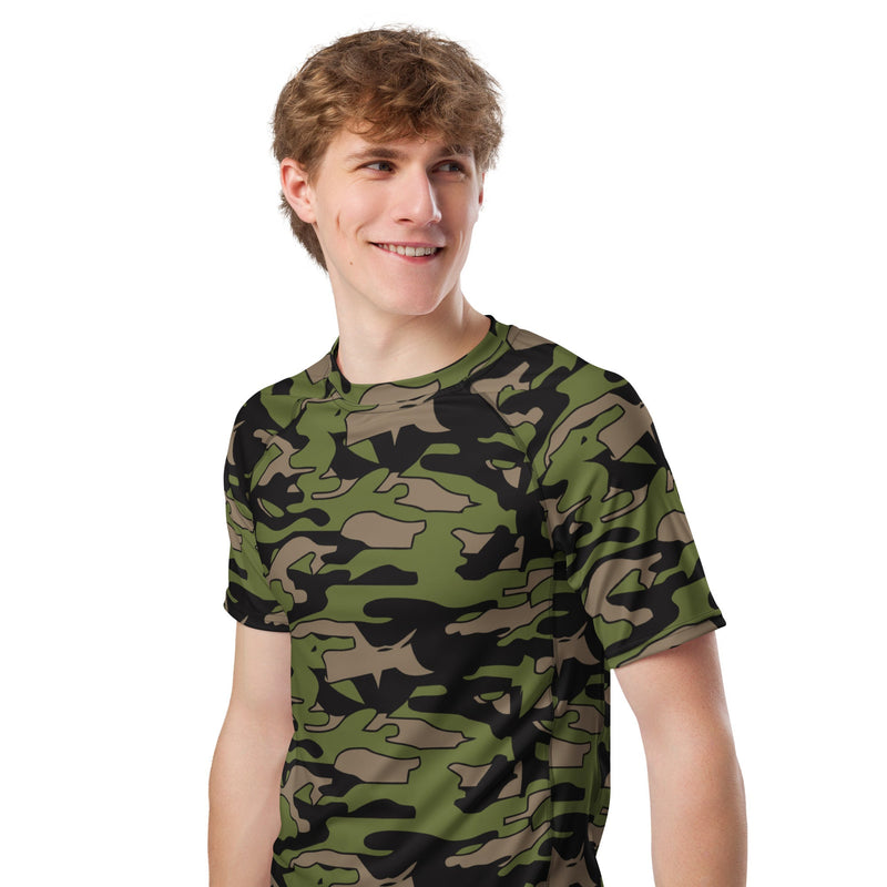 Firefighter Subdued Rescue CAMO Mens Short-Sleeve Rash Guard