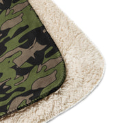 Firefighter Subdued Rescue CAMO Sherpa Blanket