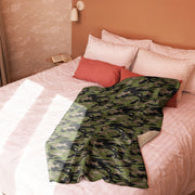 Firefighter Subdued Rescue CAMO Sherpa Blanket