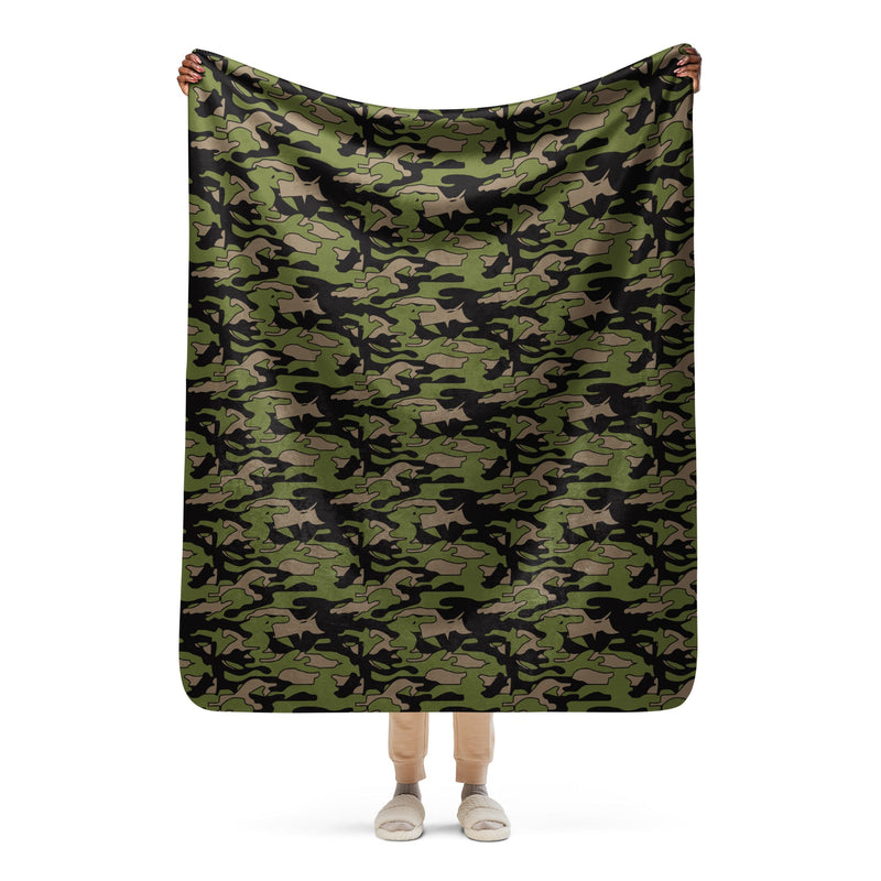 Firefighter Subdued Rescue CAMO Sherpa Blanket - 50″×60″