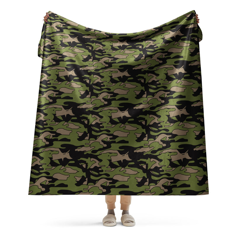 Firefighter Subdued Rescue CAMO Sherpa Blanket - 60″×80″