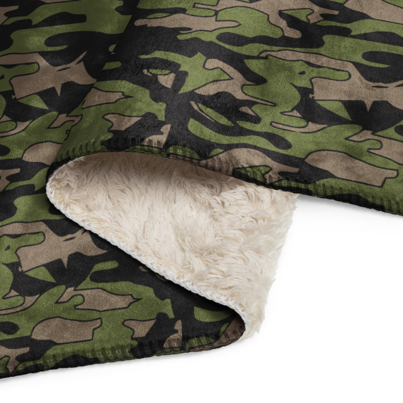 Firefighter Subdued Rescue CAMO Sherpa Blanket