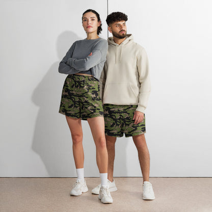 Malaysian BOMBA Subdued CAMO Unisex Athletic Long Shorts