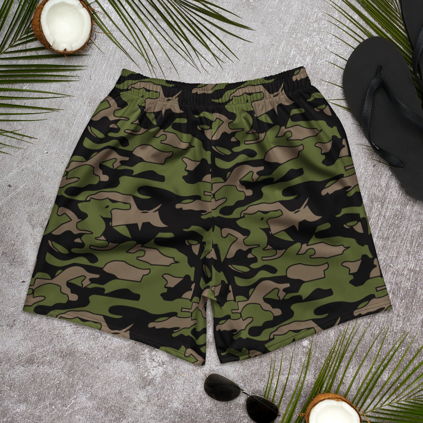 Malaysian BOMBA Subdued CAMO Unisex Athletic Long Shorts