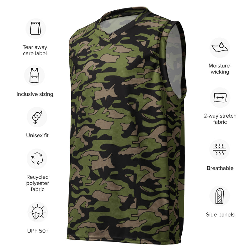 Firefighter Subdued Rescue CAMO Unisex Basketball Jersey