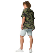 Firefighter Subdued Rescue CAMO Unisex Short-Sleeve Button Shirt - Button-Up