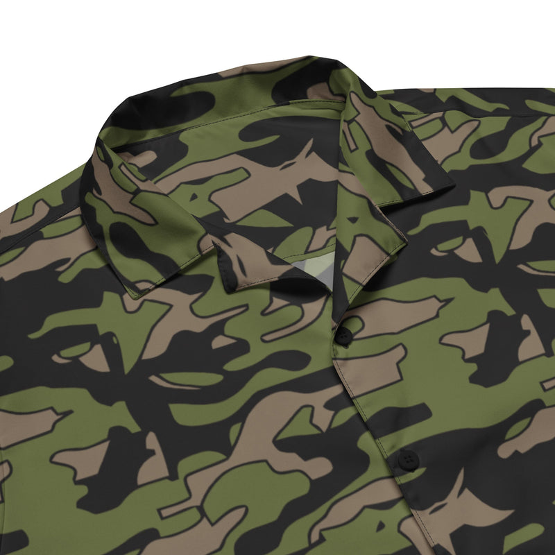 Firefighter Subdued Rescue CAMO Unisex Short-Sleeve Button Shirt - Button-Up