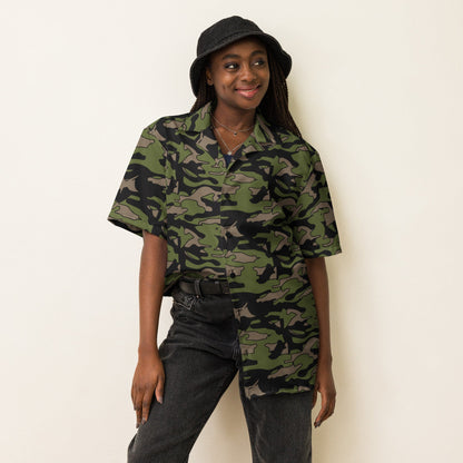 Malaysian BOMBA Subdued CAMO Unisex button shirt - Button Shirts