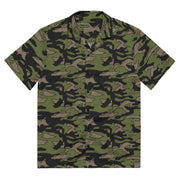 Firefighter Subdued Rescue CAMO Unisex Short-Sleeve Button Shirt - 2XS - Button-Up