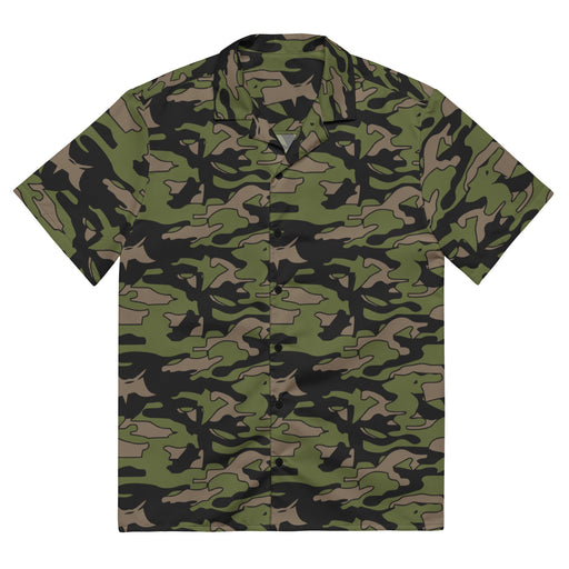Firefighter Subdued Rescue CAMO Unisex Short-Sleeve Button Shirt - 2XS - Button-Up