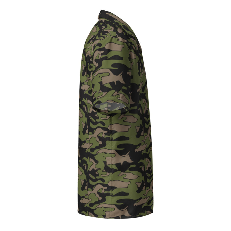 Firefighter Subdued Rescue CAMO Unisex Short-Sleeve Button Shirt - Button-Up