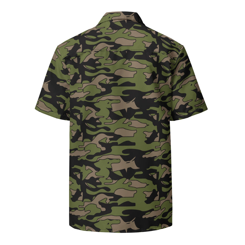 Firefighter Subdued Rescue CAMO Unisex Short-Sleeve Button Shirt - Button-Up