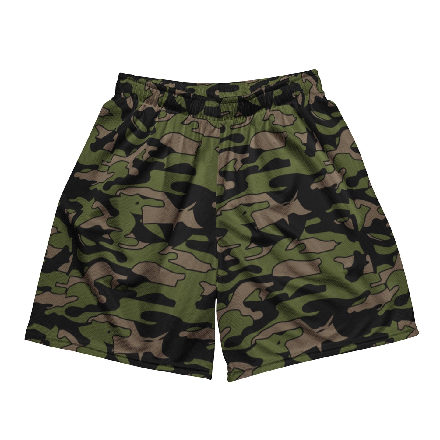 Malaysian BOMBA Subdued CAMO Unisex mesh shorts - 2XS - Mesh Shorts