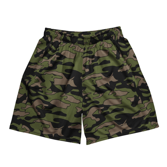 Malaysian BOMBA Subdued CAMO Unisex mesh shorts - 2XS - Mesh Shorts