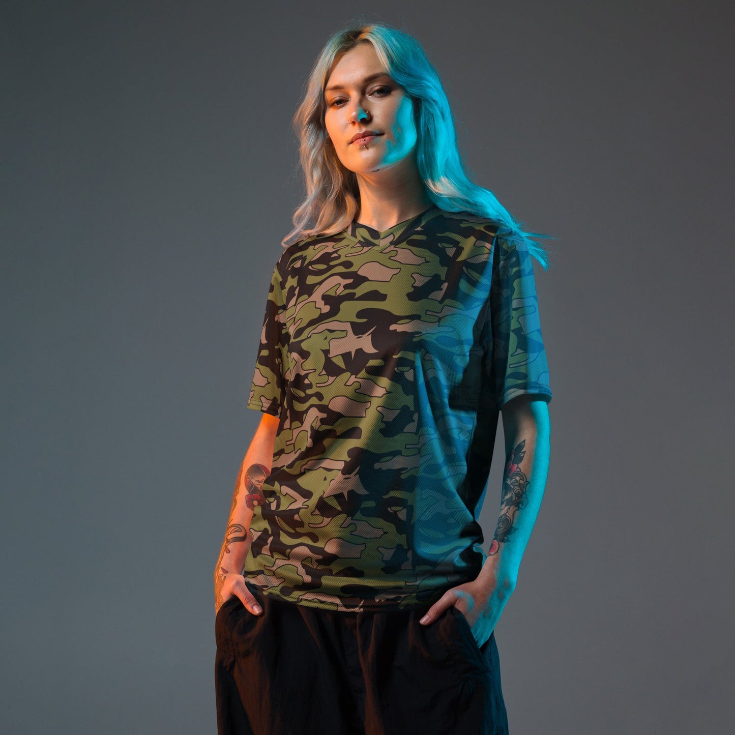 Malaysian BOMBA Subdued CAMO unisex sports jersey - Sports Jerseys